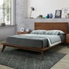 Aeon Angelica King Bed Walnut - Aeon Angelica King Bed Walnut