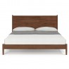 Aeon Emma King Bed Walnut - Aeon Emma King Bed Walnut