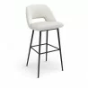 Aeon Reed Boucle Bar Stool White Boucle- Set of 2 - Aeon Reed Boucle Bar Stool White Boucle- Set of 2