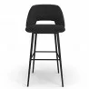 Aeon Reed Boucle Bar Stool Black Boucle- Set of 2 - Aeon Reed Boucle Bar Stool Black Boucle- Set of 2