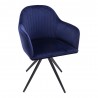 Aeon Rowe Chair Sapphire Velvet / Black Matte Frame