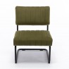 Aeon Sterling Velvet Lounge Chair Olive Velvet / Black Matte Frame - Aeon Sterling Velvet Lounge Chair Olive Velvet / Black Matte Frame