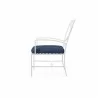 Bristol Dining Chair in Spectrum Indigo w/ Self Welt - Side Angle - Bristol Dining Chair in Spectrum Indigo w/ Self Welt - Side Angle