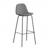 Aeon Maxine Boucle Bar Stool - Set of 2  Grey - Aeon Maxine Boucle Bar Stool - Set of 2  Grey