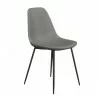 Aeon Maxine Dining Chair Slate Vegan Leather - Set of 2 - Aeon Maxine Dining Chair Slate Vegan Leather - Set of 2