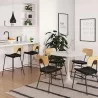 Aeon Troy Leather Dining Chair  - Aeon Troy Leather Dining Chair 