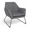 Aeon Concord Fabric Lounge Chair Grey - Aeon Concord Fabric Lounge Chair Grey