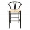 Aeon Albany Bar Height Stool Black / Natural Cord - Aeon Albany Bar Height Stool Black / Natural Cord
