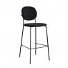 Aeon Carley Boucle Counter Stool - Set of 2  Black - Aeon Carley Boucle Counter Stool - Set of 2  Black