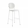 Aeon Carley Boucle Bar Stool - Set of 2 White - Aeon Carley Boucle Bar Stool - Set of 2 White