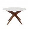 Aeon Enigma Marble Dining Table Walnut - Aeon Enigma Marble Dining Table Walnut