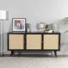 Aeon Lois Three Door Sideboard Black - Aeon Lois Three Door Sideboard Black