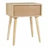 Aeon Glenda One Drawer Nightstand Natural - Aeon Glenda One Drawer Nightstand Natural