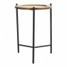 Aeon Circle Side Table Walnut - Aeon Circle Side Table Walnut