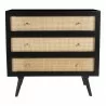 Aeon Gordon Three Drawer Chest Black - Aeon Gordon Three Drawer Chest Black