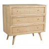 Aeon Gordon Three Drawer Chest Natural - Aeon Gordon Three Drawer Chest Natural