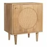 Aeon Circle Nightstand Whitewash - Aeon Circle Nightstand Whitewash