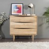 Aeon Dillon Three Drawer Chest Natural - Aeon Dillon Three Drawer Chest Natural