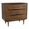 Aeon Dillon Three Drawer Chest Walnut  - Aeon Dillon Three Drawer Chest Walnut 