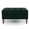Aeon Bloomfield Velvet Rectangular Ottoman Emerald  - Aeon Bloomfield Velvet Rectangular Ottoman Emerald 