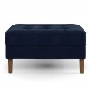 Aeon Bloomfield Velvet Rectangular Ottoman Sapphire - Aeon Bloomfield Velvet Rectangular Ottoman Sapphire