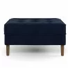 Aeon Bloomfield Velvet Rectangular Ottoman Sapphire - Aeon Bloomfield Velvet Rectangular Ottoman Sapphire