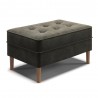 Aeon Bloomfield Performance Velvet Rectangular Ottoman Smoke - Aeon Bloomfield Performance Velvet Rectangular Ottoman Smoke