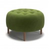 Aeon Bloomfield Round Performance Velvet Ottoman Forest - Aeon Bloomfield Round Performance Velvet Ottoman Forest