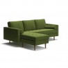 Aeon Bloomfield Performance Velvet Reversible Sectional Forest - Aeon Bloomfield Performance Velvet Reversible Sectional Forest