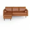 Aeon Bloomfield Vegan Leather Reversible Sectional Saddle - Aeon Bloomfield Vegan Leather Reversible Sectional Saddle