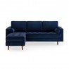Aeon Bloomfield Reversible Fabric Sectional Sapphire - Aeon Bloomfield Reversible Fabric Sectional Sapphire