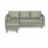 Aeon Bloomfield Vegan Leather Reversible Sectional Slate - Aeon Bloomfield Vegan Leather Reversible Sectional Slate
