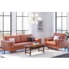 Aeon Zander Leather Sofa Caramel - Aeon Zander Leather Sofa Caramel