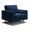 Aeon Bloomfield Performance Velvet Arm Chair Ink - Aeon Bloomfield Performance Velvet Arm Chair Ink