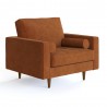 Aeon Bloomfield Performance Velvet Arm Chair Burnt Orange - Aeon Bloomfield Performance Velvet Arm Chair Burnt Orange