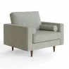Aeon Bloomfield Performance Velvet Arm Chair Platinum - Aeon Bloomfield Performance Velvet Arm Chair Platinum