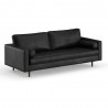 Aeon Zander Leather Sofa Black - Aeon Zander Leather Sofa Black