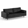 Aeon Zander Leather Sofa Black - Aeon Zander Leather Sofa Black
