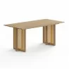 Aeon Havenwood Rectangular Dining Table with Cane Base American White Oak Veneer - Aeon Havenwood Rectangular Dining Table with Cane Base American White Oak Veneer
