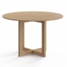 Aeon Arden Round Dining Table American White Oak Veneer - Aeon Arden Round Dining Table American White Oak Veneer
