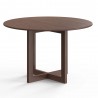 Aeon Arden Round Dining Table American Walnut Veneer - Aeon Arden Round Dining Table American Walnut Veneer