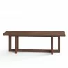 Aeon Arden Rectanglular Dining Bench Front - Aeon Arden Rectanglular Dining Bench Front