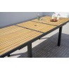 Bellini Home and Garden Essence Dining Table - Side Top Angle