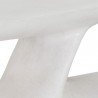Sunpan Kurver Bench - Seat Closeup  Angle