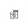 Azzurro Living Amalfi Director's Chair in Charcoal - Back Angled