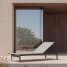 Azzurro Living Amalfi Lounger in Charcoal - Lifestyle