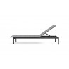 Azzurro Living Amalfi Lounger in Charcoal - Side