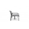 Azzurro Living Amalfi 3 Seat Sofa in Charcoal - Side