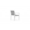 Azzurro Living Amalfi Dining Chair in White - Angled