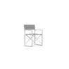 Azzurro Living Amalfi Director's Chair in White - Angled